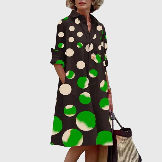 Paige | Women's Relaxed-Fit Flowing Casual Dress With Pockets