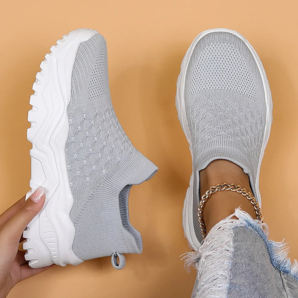 Harper | Women's Wide-Fit Knit Mesh Air Cushion Shoes with Slip-Resistant Sole