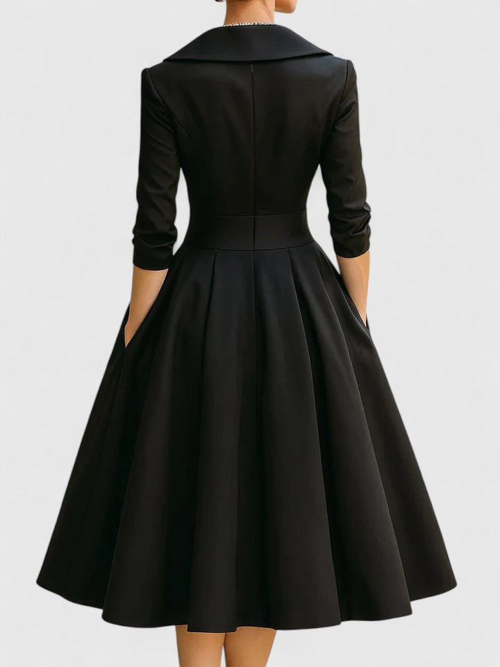 Yan | Elegant Midi Dress