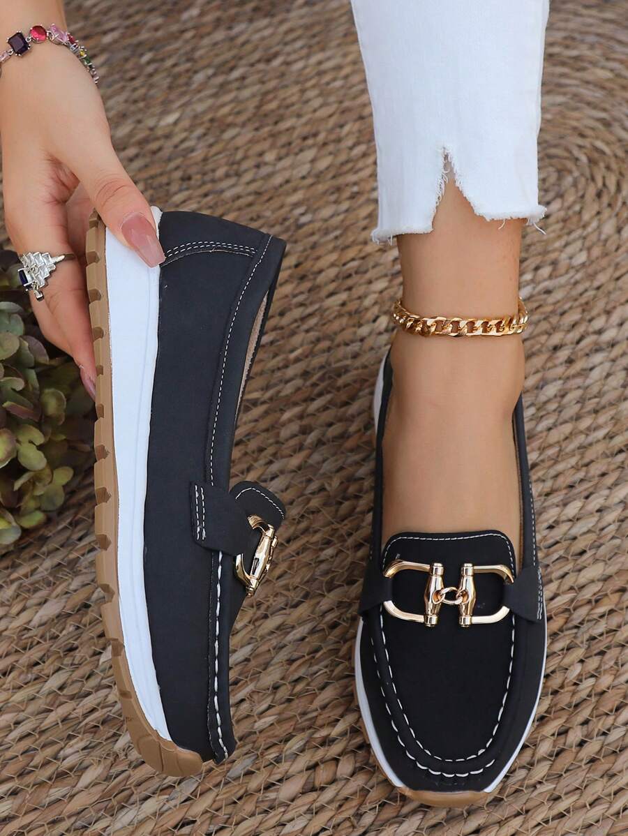 Mia | Women's Wide-Fit Orthopedic Loafers with Non-Slip Rubber Sole