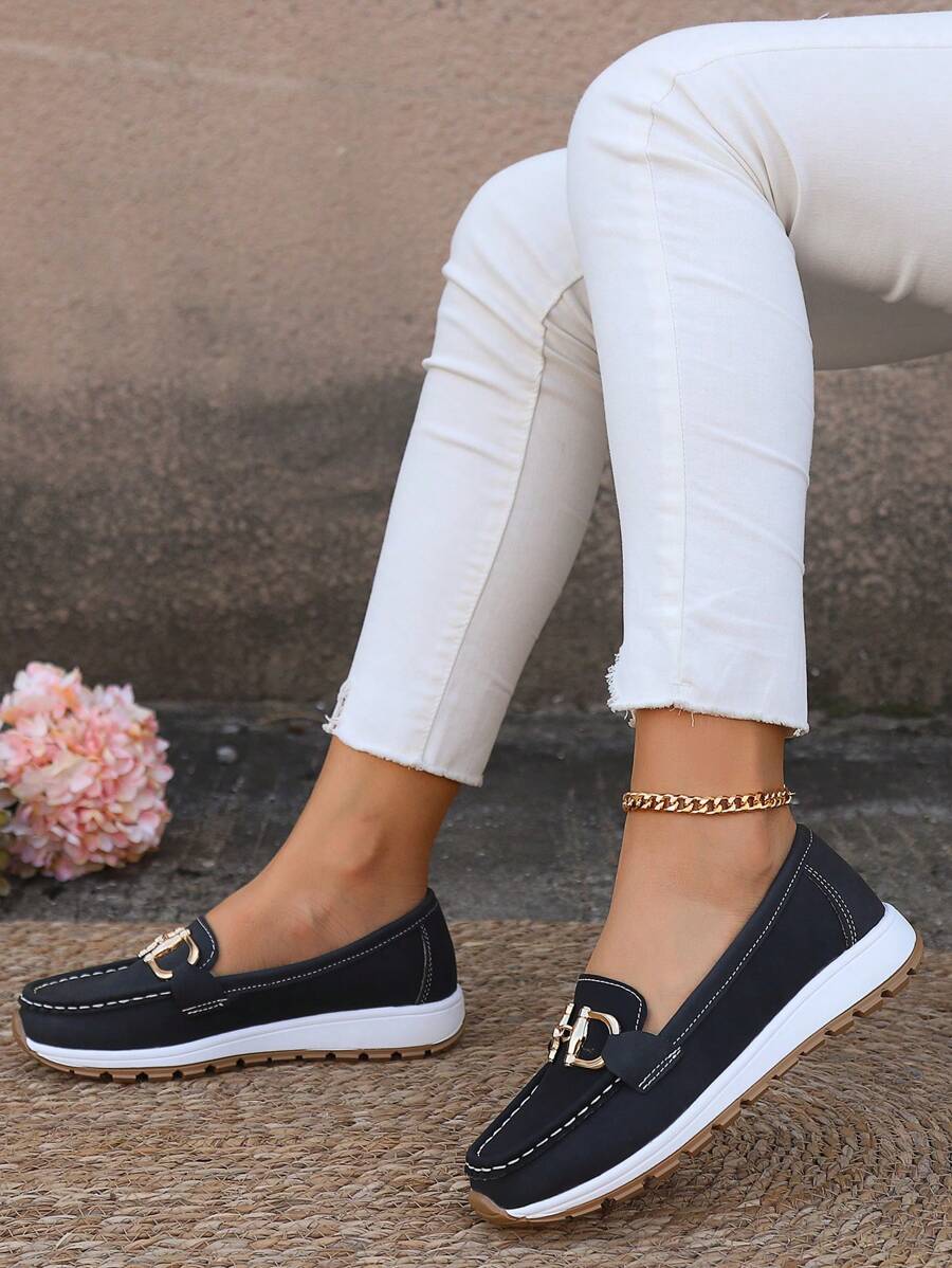 Mia | Women's Wide-Fit Orthopedic Loafers with Non-Slip Rubber Sole