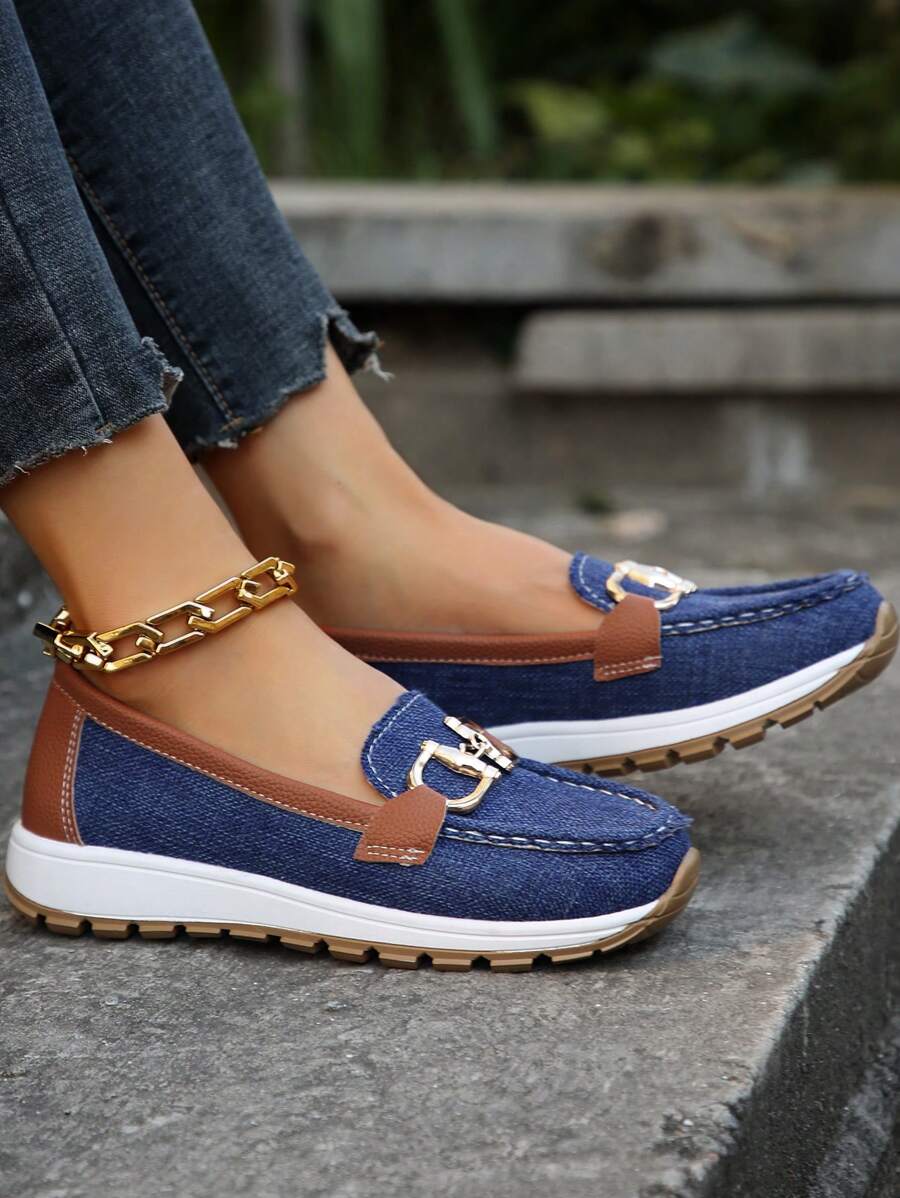 Mia | Women's Wide-Fit Orthopedic Loafers with Non-Slip Rubber Sole