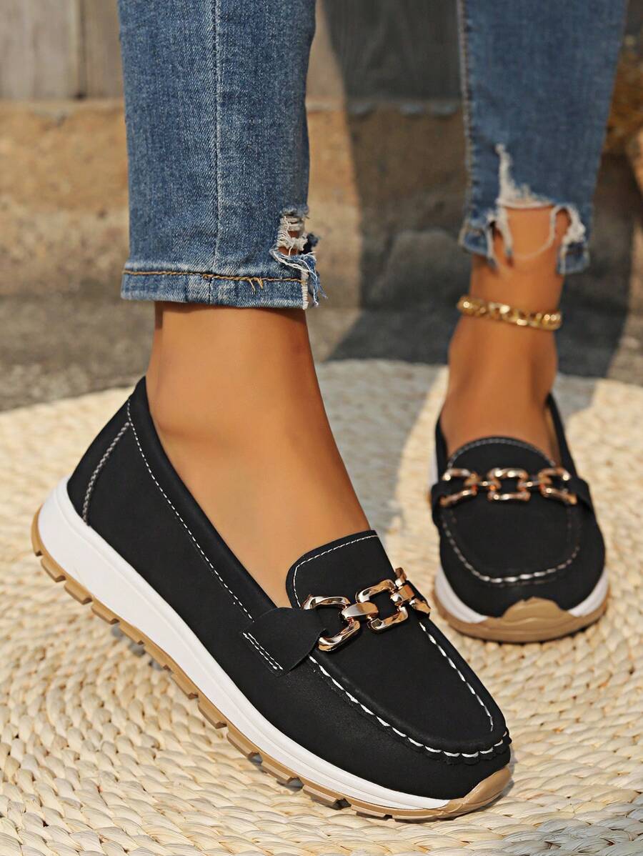 Mia | Women's Wide-Fit Orthopedic Loafers with Non-Slip Rubber Sole