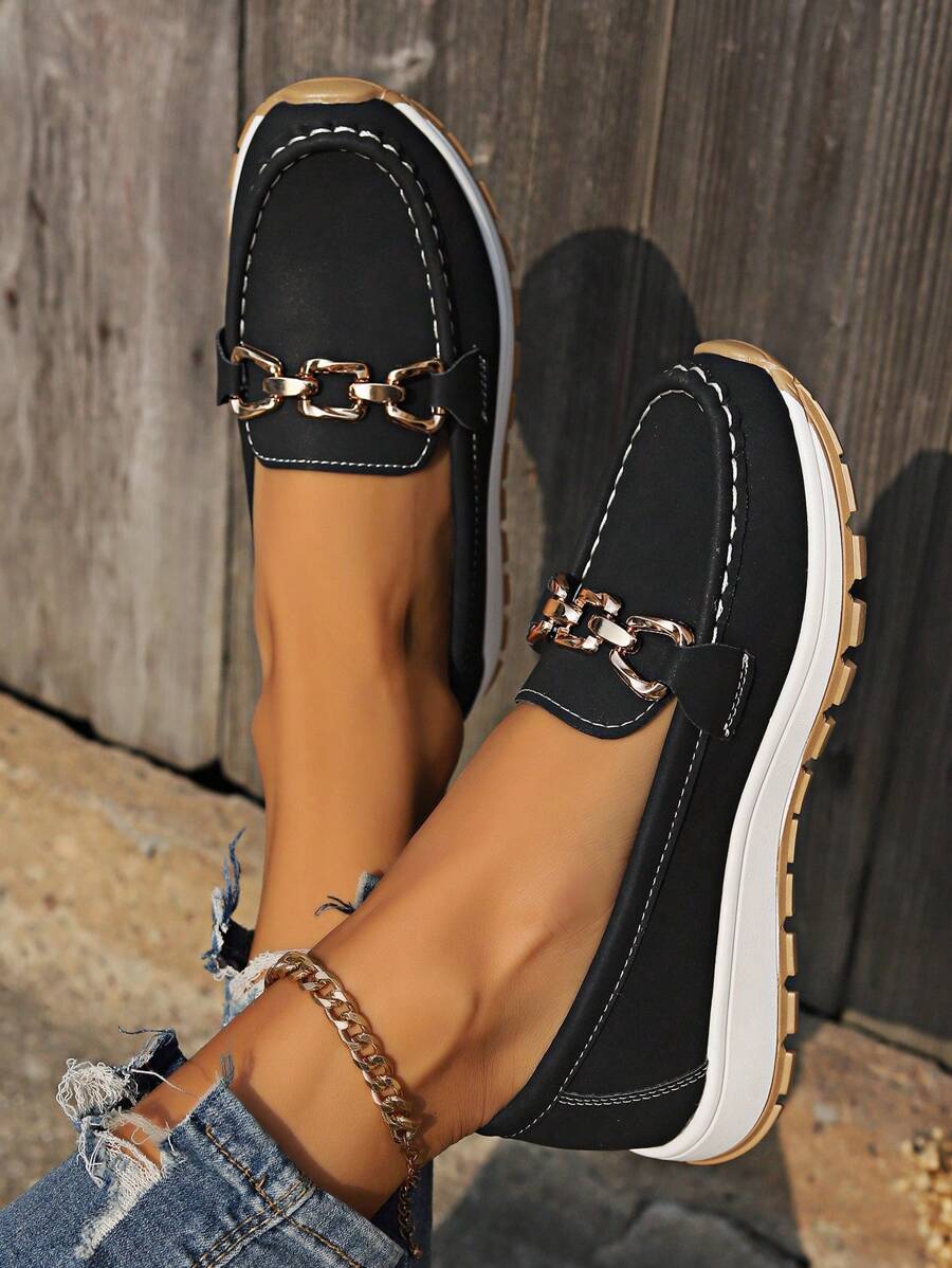 Mia | Women's Wide-Fit Orthopedic Loafers with Non-Slip Rubber Sole