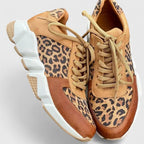 Pravira | Women's Leopard Print Shoes with Cushioned Insoles and Arch Support