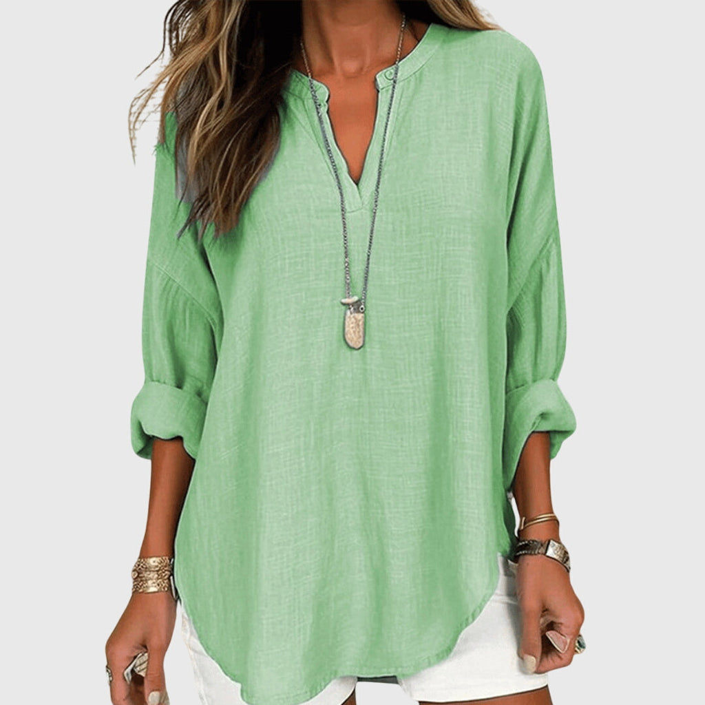 Lenara | Flowy Elegant Beach Shirt
