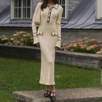 Aderyn | Tailored Midi Dress With Button Details