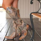 Monroe | Western Knee-High Boots