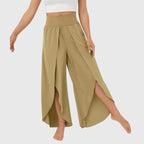 Diane | Women's Relaxed Flared Pants with Integrated Shorts