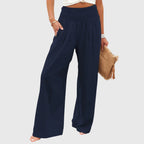 Julie | Women's Wide-Leg Flowing-Fit Pants for Office and Everyday