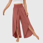 Diane | Women's Relaxed Flared Pants with Integrated Shorts