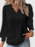 Andrea | Women's Elegant Pullover Blouse with Tailored Silhouette