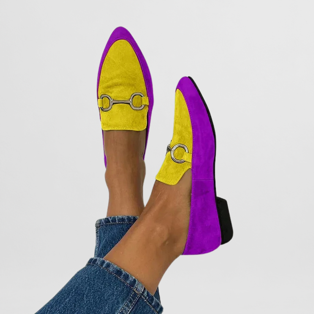 Hyelianne | Women's Orthopedic Loafers with Boho Pattern and Flexible Sole