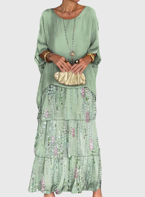Susan | Long And Flowing Elegant Dress
