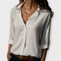 Natalie | Women's Tailored Blouse with Classic Cut and Elegant Detailing