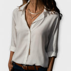 Natalie | Women's Tailored Blouse with Classic Cut and Elegant Detailing