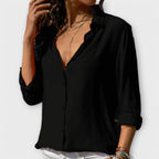 Natalie | Women's Tailored Blouse with Classic Cut and Elegant Detailing