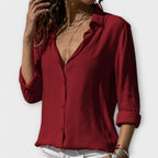 Natalie | Women's Tailored Blouse with Classic Cut and Elegant Detailing