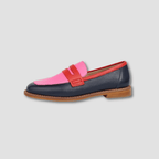 Viva | Women's Color-Block Loafers with Cushioned Insole and Rubber Sole