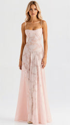 Lauren | Women’s Wedding Guest Dress Bustier Maxi Dress