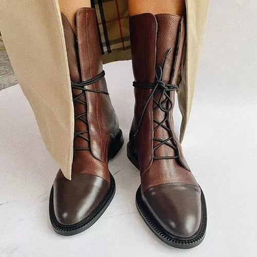 Lisa | Women's Comfortable Leather Boots with Cushioned Interior and Sturdy Sole