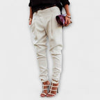 Mira | Women's Elegant Trousers with Elastic Waistband and Flattering Cut