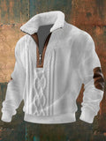 Marlene | Women's High Collar Knit Top With Lined Collar