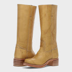 Sapphire | Women's Block Heel Tall Boots with Equestrian-Inspired Design