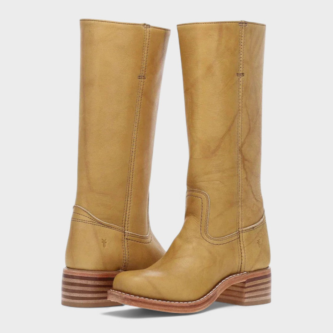 Sapphire | Women's Block Heel Tall Boots with Equestrian-Inspired Design
