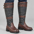 Penelope | Women's Waterproof Boots Knee High Pull-On Leather