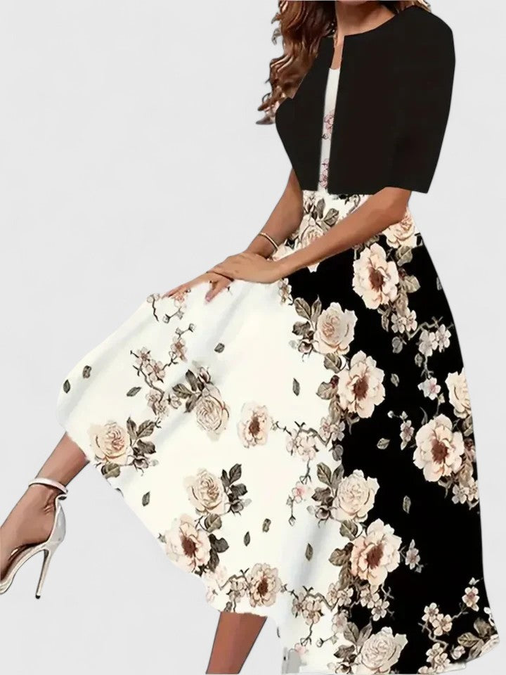 Chantal | Women's Tailored-Fit Midi Dress with Matching Top