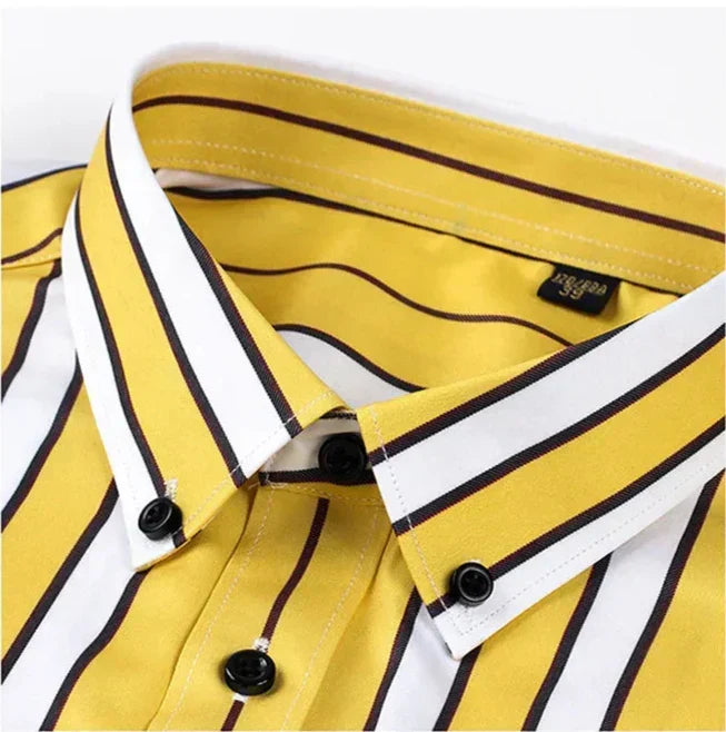 Jermaine | Relaxed Striped Cotton Shirt