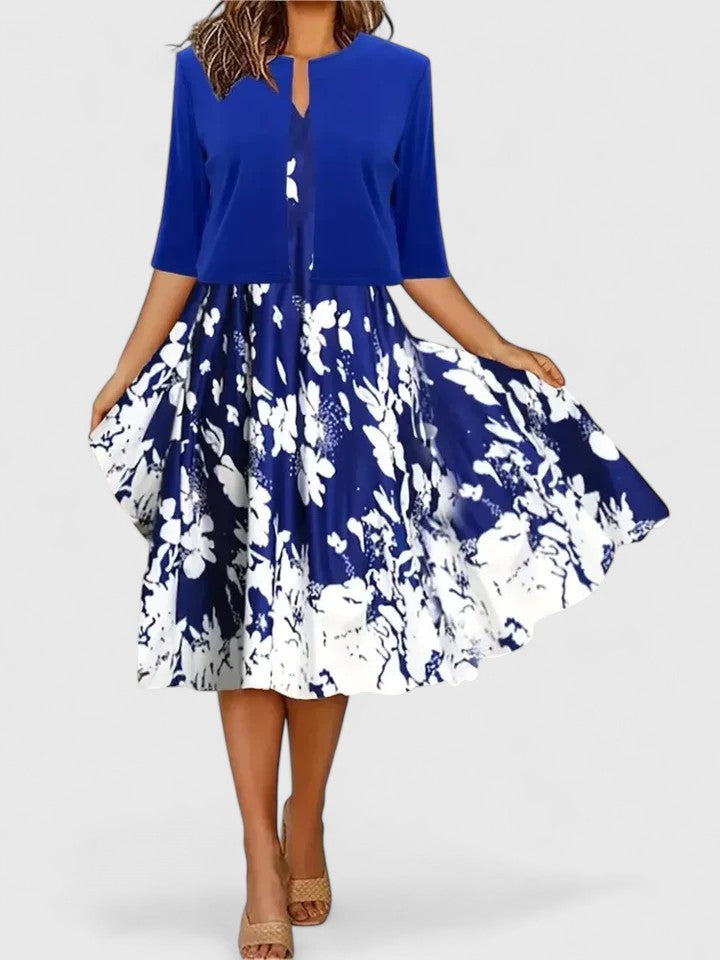 Chantal | Women's Tailored-Fit Midi Dress with Matching Top
