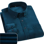 Laurance | Men's Slim-Fit Cotton Blend Dress Shirt with Structured Collar