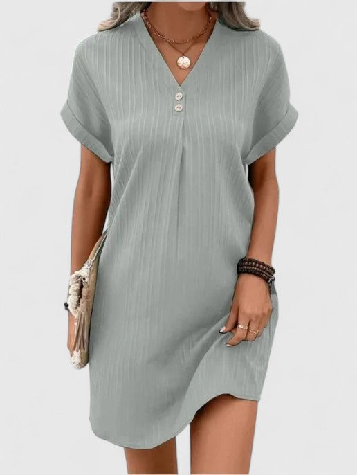 Deborah | Women's Comfortable Flattering-Fit Dress with Classic Design