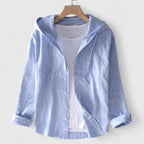 Demi | Women's Relaxed-Fit Hooded Blouse with Soft Drape