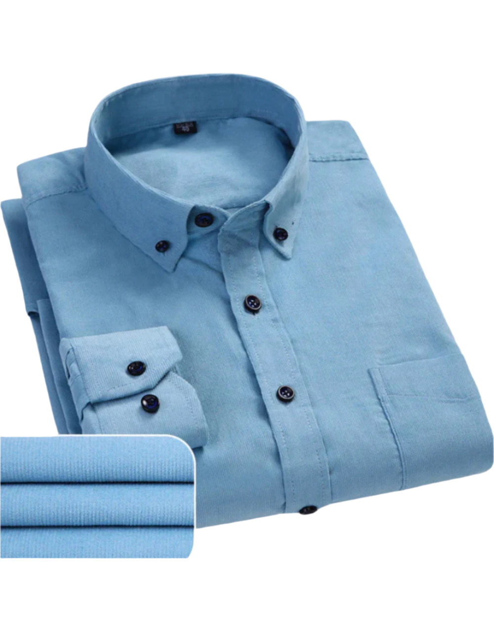 Laurance | Men's Slim-Fit Cotton Blend Dress Shirt with Structured Collar