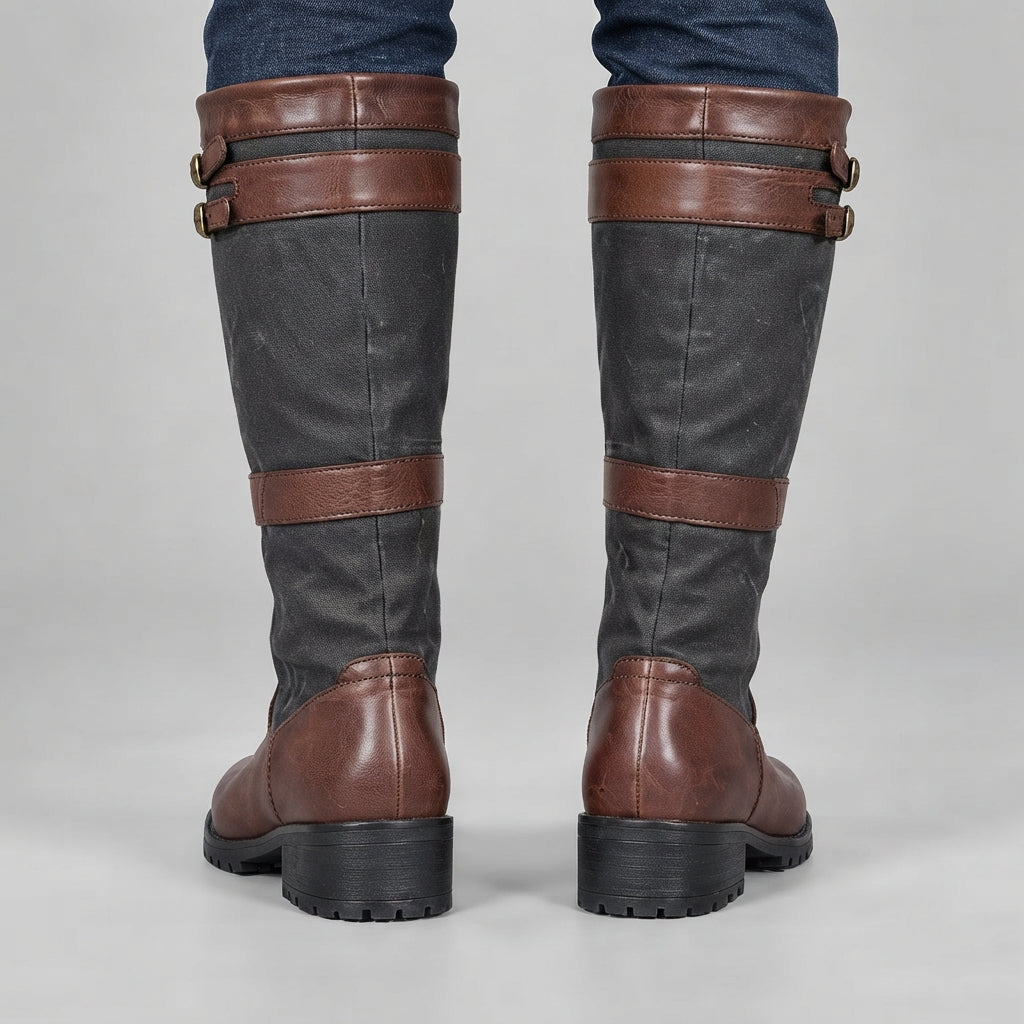 Penelope | Women's Waterproof Boots Knee High Pull-On Leather