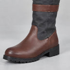 Penelope | Women's Waterproof Boots Knee High Pull-On Leather