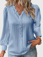 Andrea | Women's Elegant Pullover Blouse with Tailored Silhouette