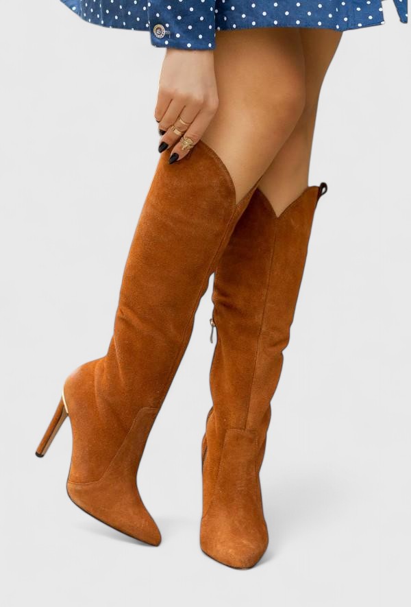 Melorynn | Women's Orthopedic Pointed-Toe Boots with Side Zipper and Cushioned Insole