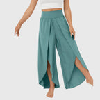 Diane | Women's Relaxed Flared Pants with Integrated Shorts