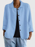 Claudine | Women's Loose-Fit Layering Top with Open or Closed Front