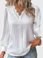 Andrea | Women's Elegant Pullover Blouse with Tailored Silhouette