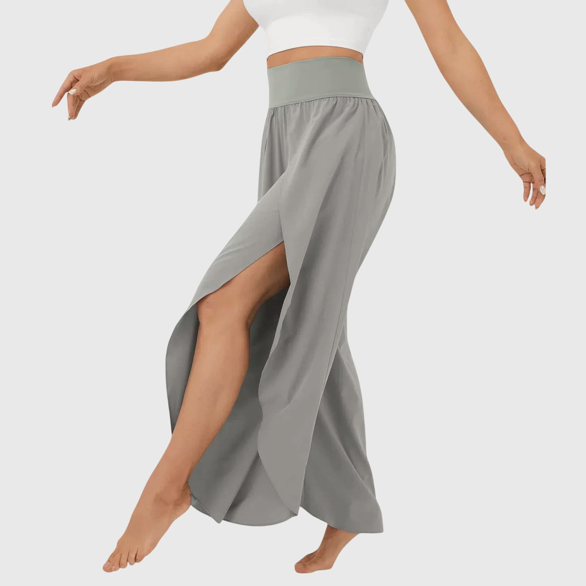 Diane | Women's Relaxed Flared Pants with Integrated Shorts