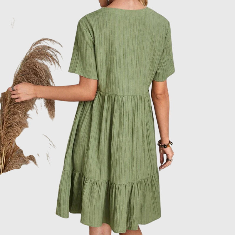 Jasmine | Women's Elegant Flattering Dress with Easy-Care Fabric