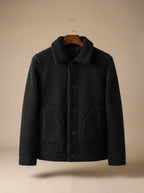 Sebastian | Men's Button-Front Teddy Fleece Shearling Jacket