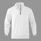 Alexander | Men's Cable Knit Sweater Quarter-Zip Pullover