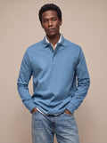 Mason | Men's Classic Long-Sleeve Cotton Polo Shirt