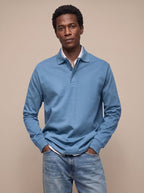 Mason | Men's Classic Long-Sleeve Cotton Polo Shirt